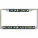 USS Measure AM-263 License Plate Frame