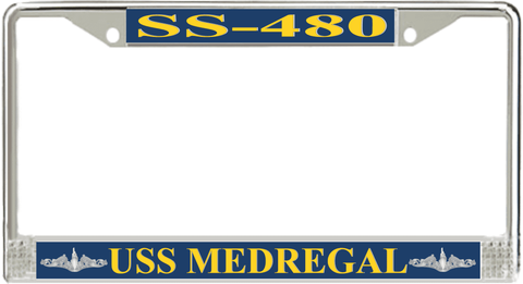 USS Medregal SS-480 License Plate Frame