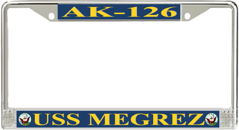 USS Megrez AK-126 License Plate Frame