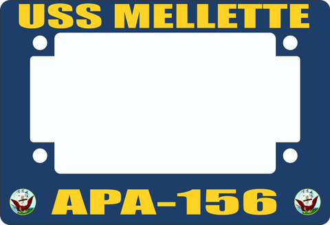 USS Mellette APA-156 Motorcycle Frame