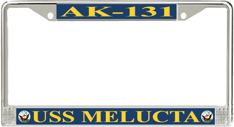 USS Melucta AK-131 License Plate Frame