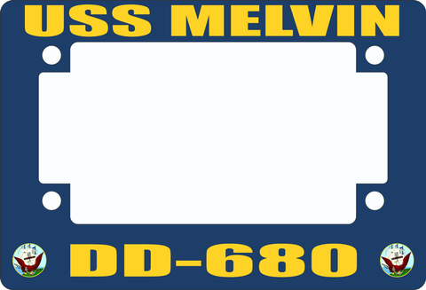 USS Melvin DD-680 Motorcycle Frame
