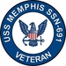 USS Memphis SSN-691 Veteran Decal Sticker