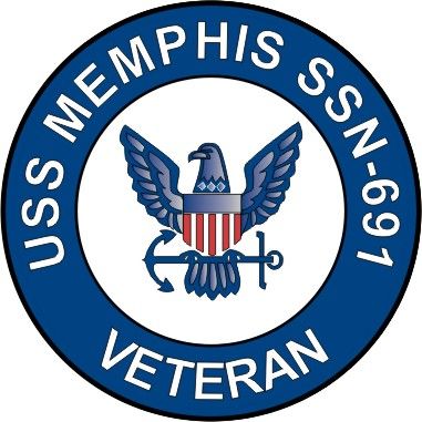 USS Memphis SSN-691 Veteran Decal Sticker