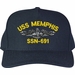 USS Memphis SSN-691 with Dolphins Custom Embroidered Cap