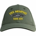 USS Memphis SSN-691 with Dolphins Custom Embroidered Cap