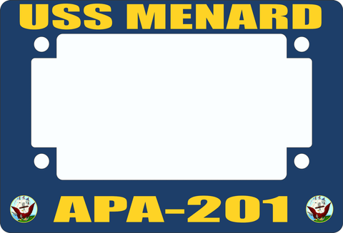 USS Menard APA-201 Motorcycle Frame