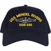 USS Mendel Rivers SSN-686 with Dolphins Custom Embroidered Cap