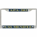 USS Menifee APA-202 License Plate Frame