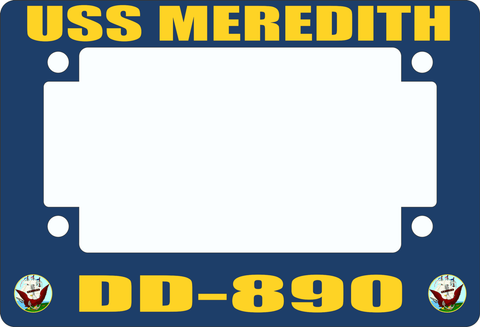 USS Meredith DD-890 Motorcycle Frame