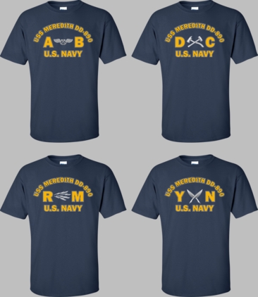 USS MEREDITH DD-890 Rates Apparel