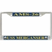 USS Merganser AMS-26 License Plate Frame