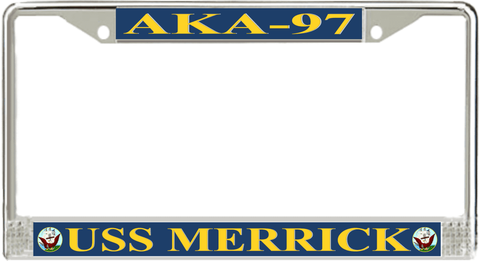 USS Merrick AKA-97 License Plate Frame