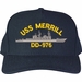USS Merrill DD-976 Ship Custom Embroidered Cap