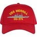 USS Merrill DD-976 Ship Custom Embroidered Cap