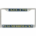 USS Merrimack AO-179 License Plate Frame