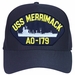 USS Merrimack AO-179 Ship Cap