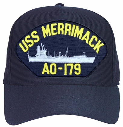 USS Merrimack AO-179 Ship Cap