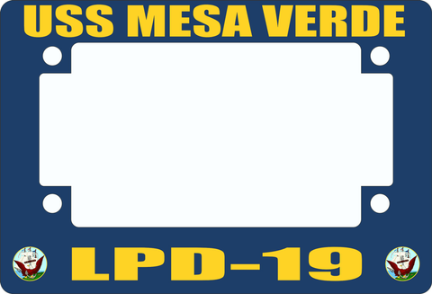 USS Mesa Verde LPD-19 Motorcycle Frame