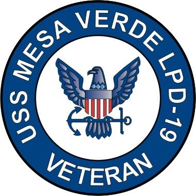 USS Mesa Verde LPD-19 Veteran Decal Sticker