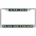 USS Method AM-264 License Plate Frame