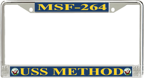 USS Method MSF-264 License Plate Frame