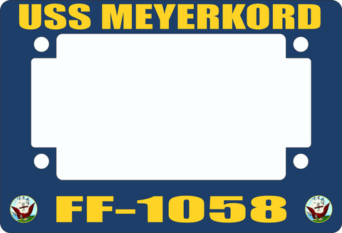 USS Meyerkord FF-1058 Motorcycle Frame