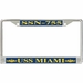 USS Miami SSN-755 License Plate Frame