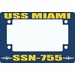 USS Miami SSN-755 Motorcycle Frame