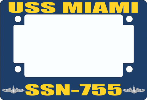 USS Miami SSN-755 Motorcycle Frame