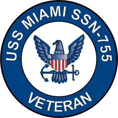 USS Miami SSN-755 Veteran Decal Sticker