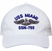 USS Miami SSN-755 with Dolphins Unstructured Dad Cap