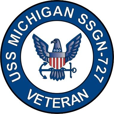 USS Michigan SSGN-727 Veteran Decal Sticker
