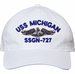 USS Michigan SSGN-727 with Dolphins Unstructured Dad Cap