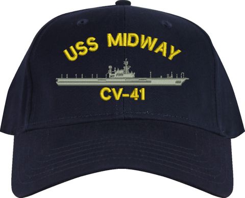 USS Midway CV-41 Imported Cap