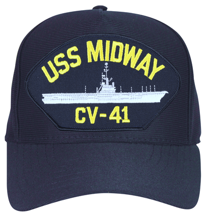 USS Midway CV-41 Ships Ball Cap