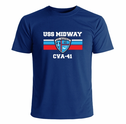 USS Midway CVA-41 Crest T-Shirt