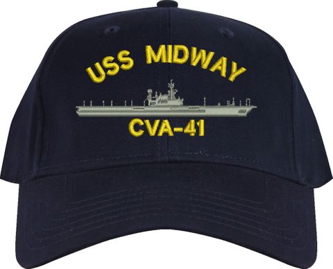 USS Midway CVA-41 Imported Cap