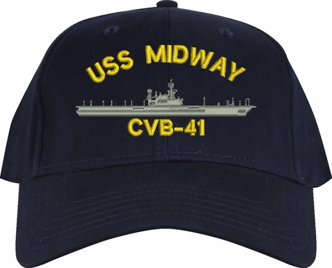 USS Midway CVB-41 Imported Cap