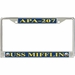 USS Mifflin APA-207 License Plate Frame