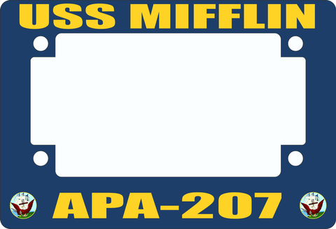 USS Mifflin APA-207 Motorcycle Frame