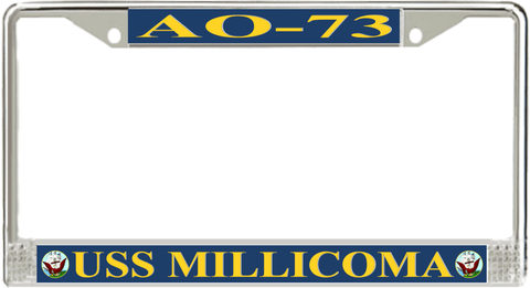USS Millicoma AO-73 License Plate Frame