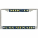 USS Minah MHC-14 License Plate Frame
