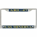 USS Minerva ARL-47 License Plate Frame