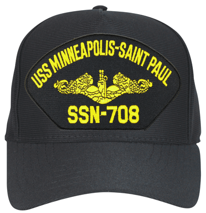 USS Minneapolis - Saint Paul SSN-708 ( Gold Dolphins ) Submarine Officer Cap