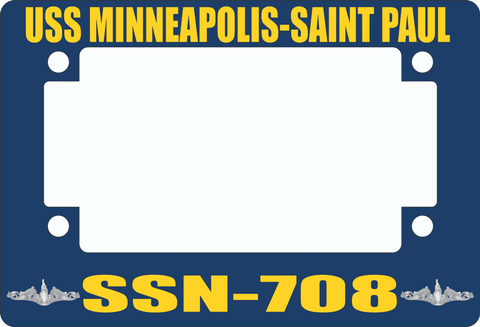 USS Minneapolis-Saint Paul SSN-708 Motorcycle Frame
