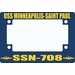USS Minneapolis-Saint Paul SSN-708 Motorcycle Frame