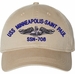 USS Minneapolis Saint Paul SSN-708 with Dolphins Unstructured Dad Cap