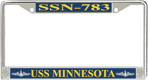USS Minnesota SSN-783 License Plate Frame