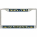 USS Minnesota SSN-783 License Plate Frame